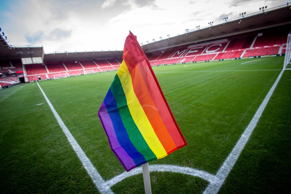 Rainbow corner flag Stonewall Rainbow corner flag Stonewall