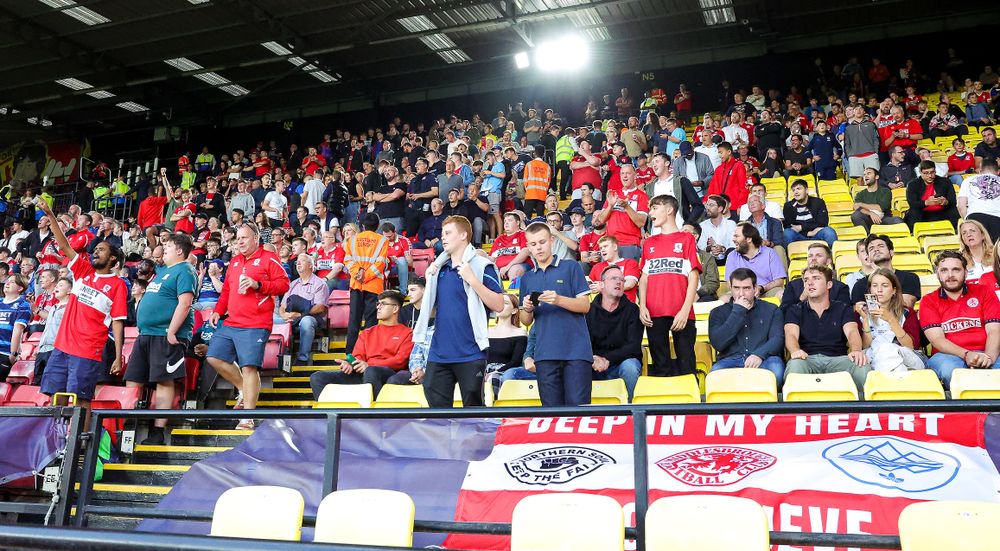 Ticket Info For Watford Away Middlesbrough FC