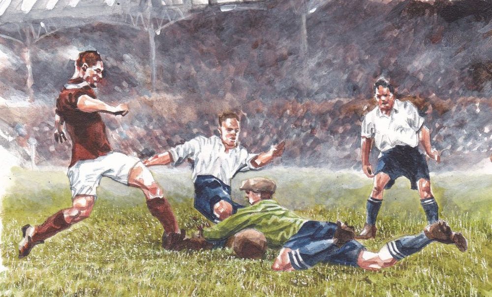 6 - Richard Piers Rayner depicts Camsell in action (Richard Piers Rayner).jpg 6 - Richard Piers Rayner depicts Camsell in action (Richard Piers Rayner).jpg
