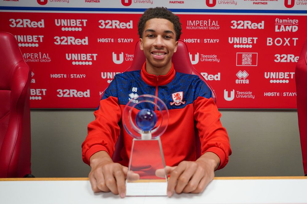 George Grant Scoops Up Black History Youth Award - Middlesbrough FC